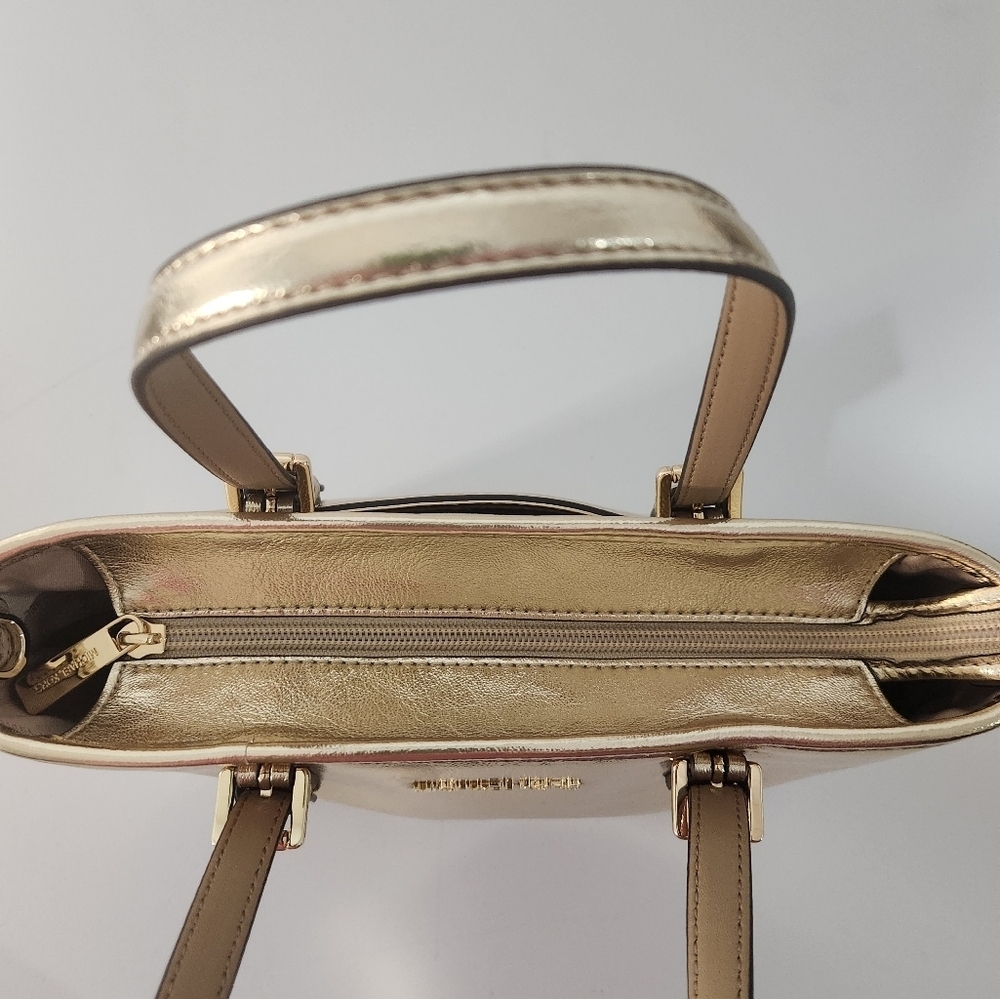 Michael Kors Small Gold Tote Bag - Picture 11 of 11